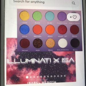 Illuminati ISA palette Isabel Bedoya NWT